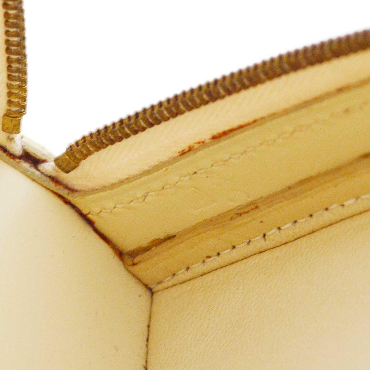 Hermes 1998 Ivory Box Calf Colimacon Handbag - Image 10