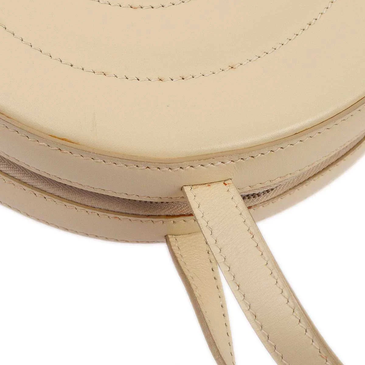 Hermes 1998 Ivory Box Calf Colimacon Handbag - Image 4