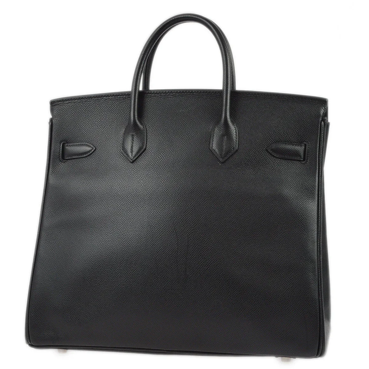 Hermes 2006 Black Epsom Haut a Courroies 32 Handbag - Image 2