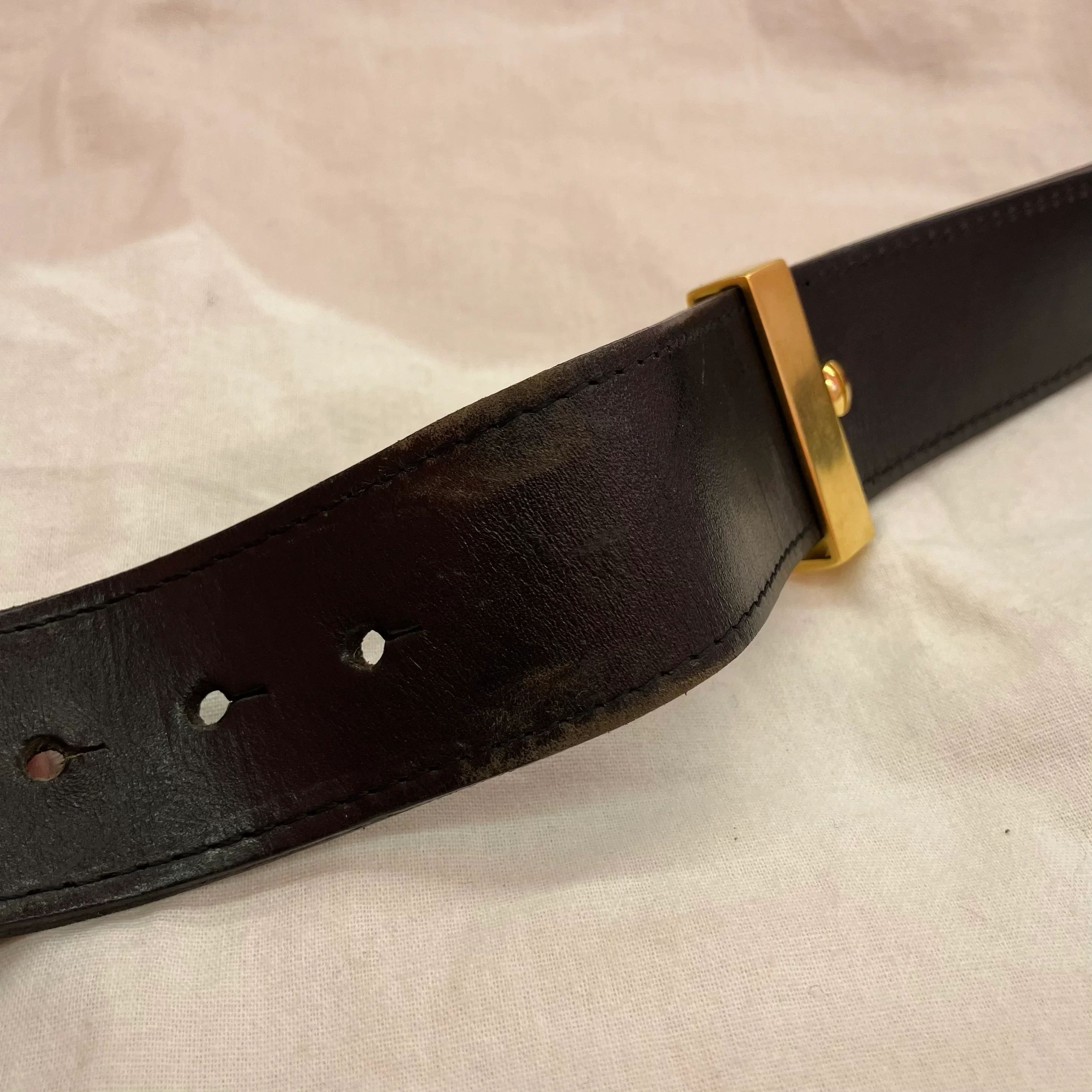Chanel Black Belt #65/26 96A Small Good - Image 8