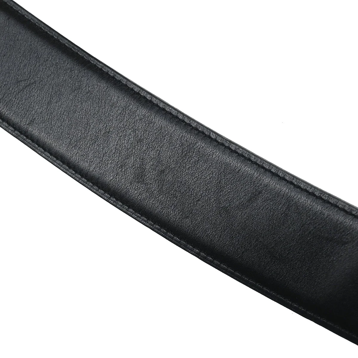 Hermes Black Box Calf Constance Reversible Belt #85 Small Good - Image 5