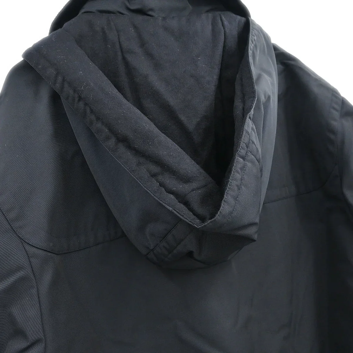 Hermes Single Breasted Coat Black #50 - Image 5
