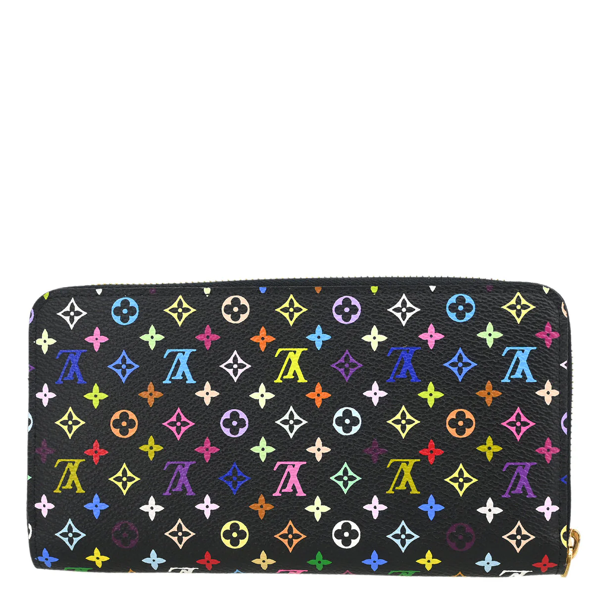 Louis Vuitton 2011 Black Multicolor Zippy Wallet M60243 - Image 2