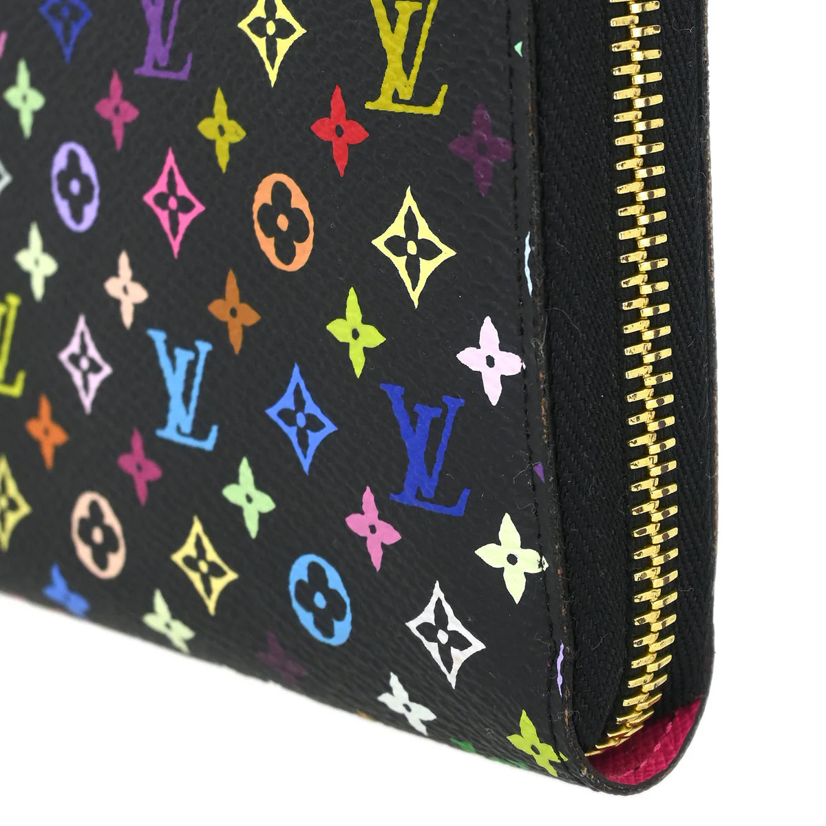 Louis Vuitton 2011 Black Multicolor Zippy Wallet M60243 - Image 3