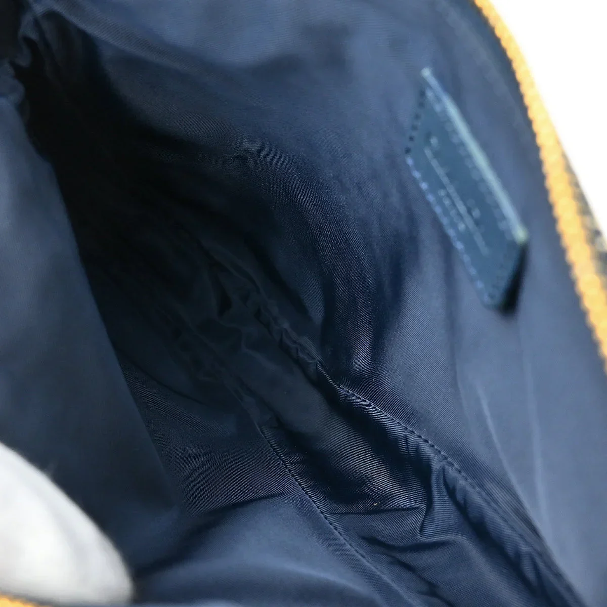 Christian Dior 2002 Navy Trotter Saddle Handbag - Image 7