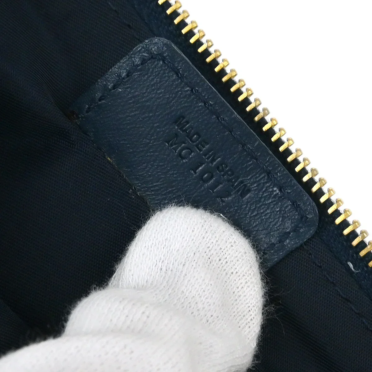 Christian Dior 2002 Navy Trotter Saddle Handbag - Image 9