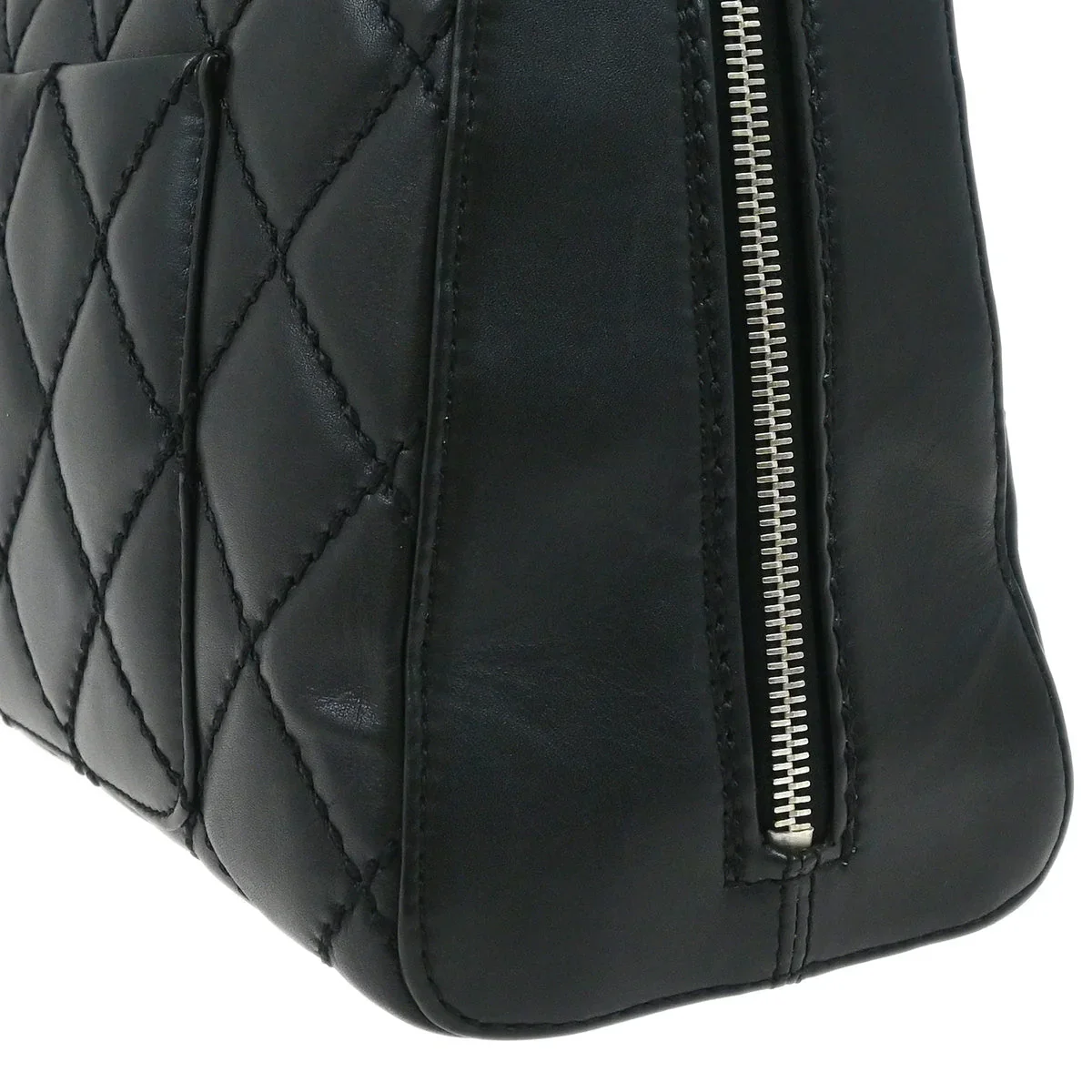 Chanel 2006-2008 Black Calfskin Wild Stitch Handbag - Image 3