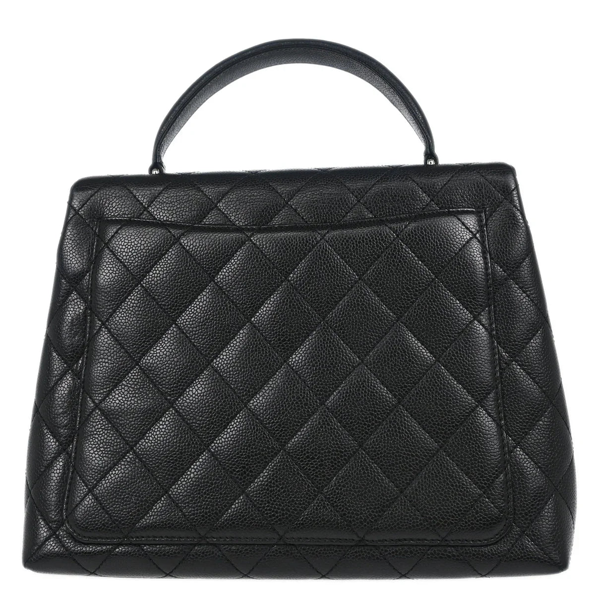 Chanel 2000-2001 Black Caviar Handbag - Image 2