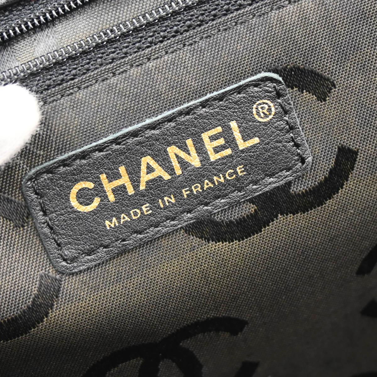 Chanel 2004-2005 Black Calfskin Wild Stitch Handbag - Image 10