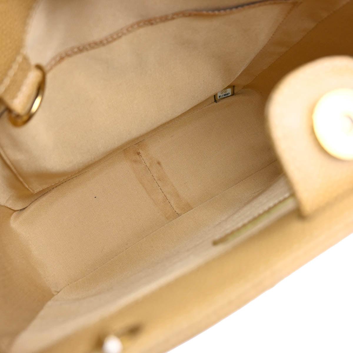 Chanel 2003-2004 Beige Caviar Petite Shopping Tote PST Chain Handbag - Image 8