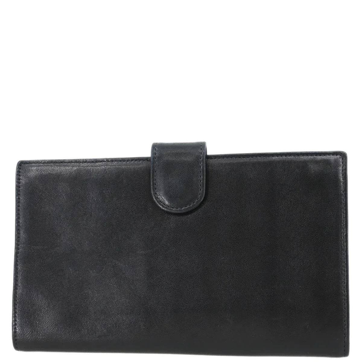 Chanel 1996-1997 Black Lambskin Long Wallet - Image 2