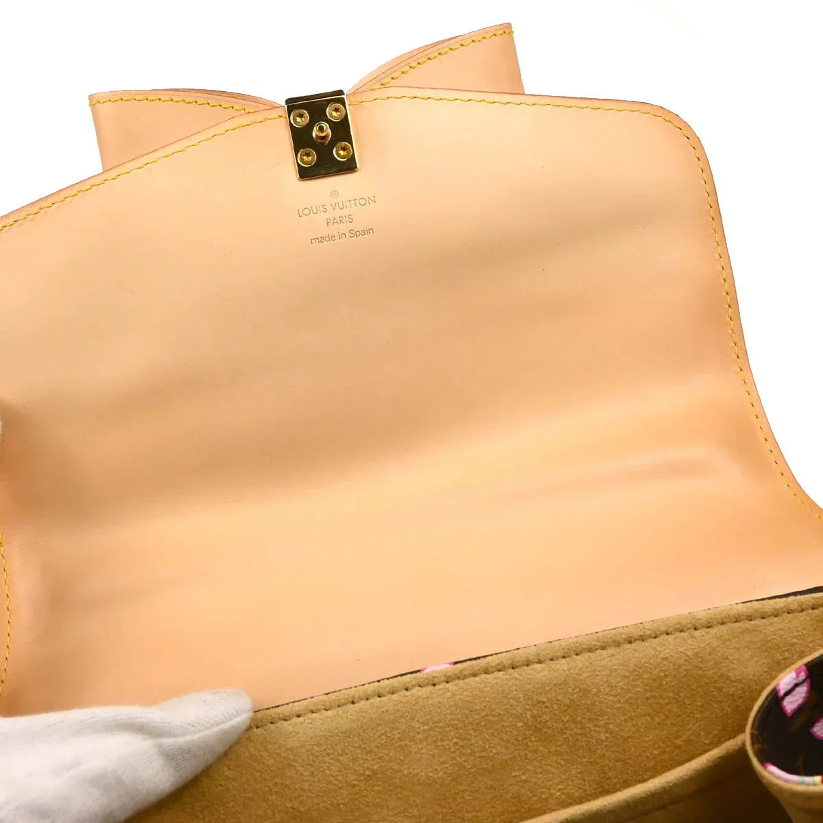 Louis Vuitton 2003 Monogram Cherry Blossom Sac Retro PM Handbag M92012 - Image 8