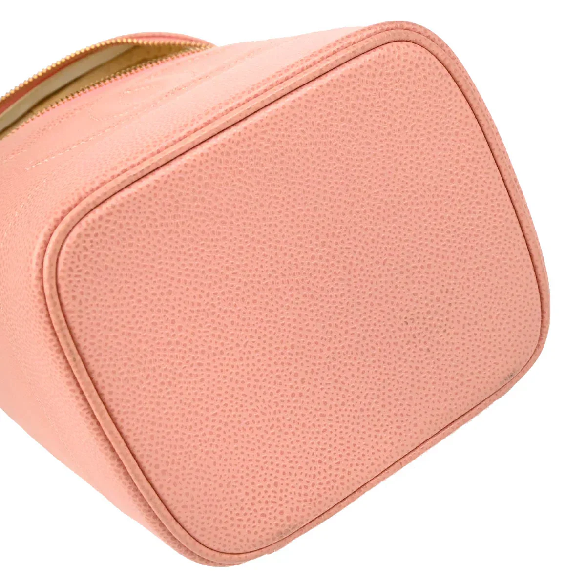 Chanel 2003-2004 Pink Caviar Timeless Vanity Handbag - Image 5