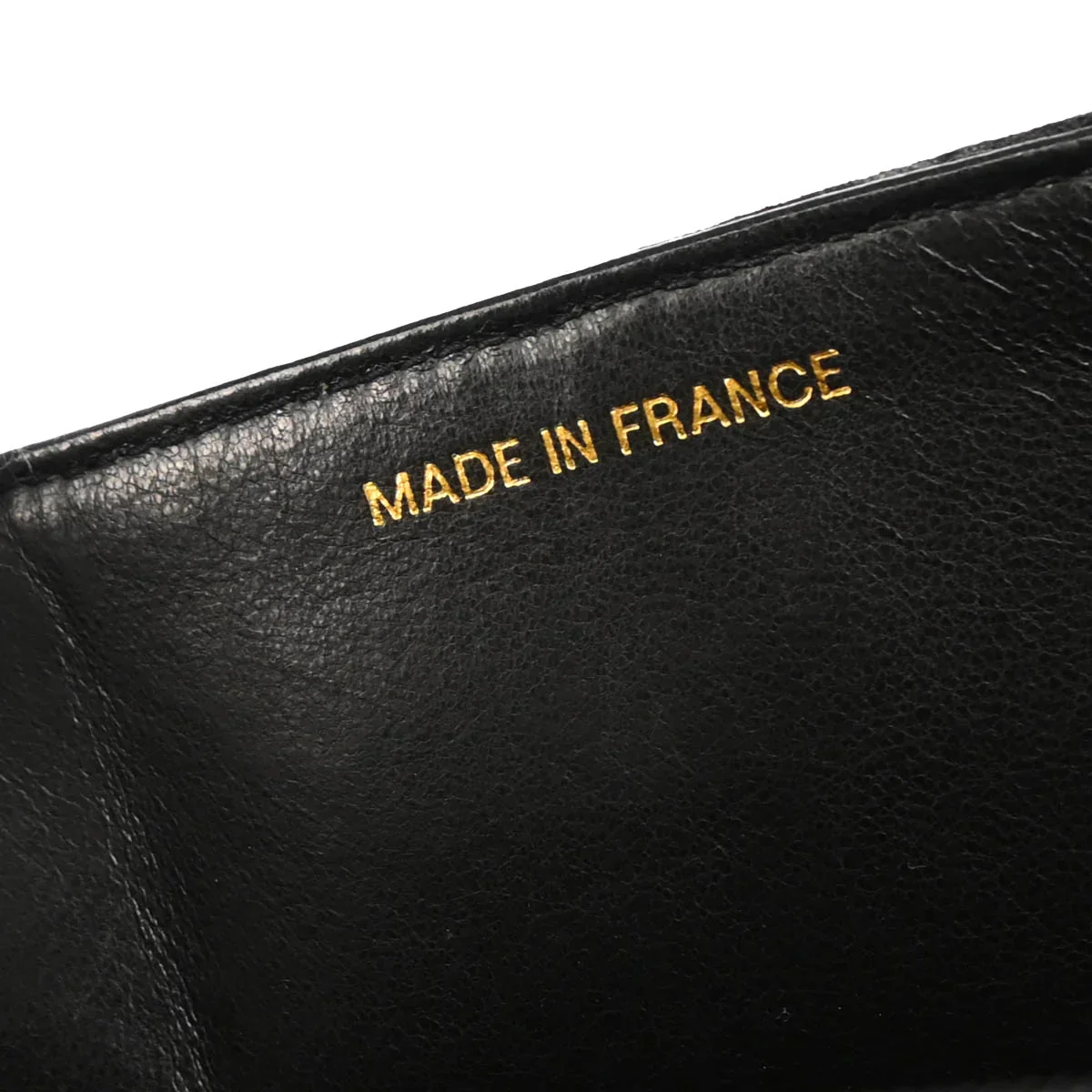 Chanel 1991-1994 Black Cotton Jumbo Mademoiselle Classic Flap Bag - Image 9