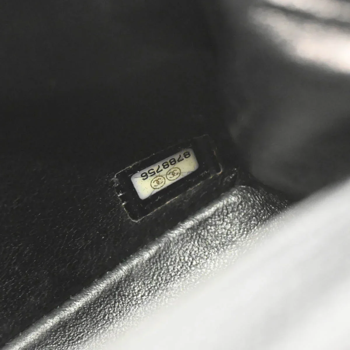 Chanel Black Caviar Mini Classic Square Flap Shoulder Bag - Image 11