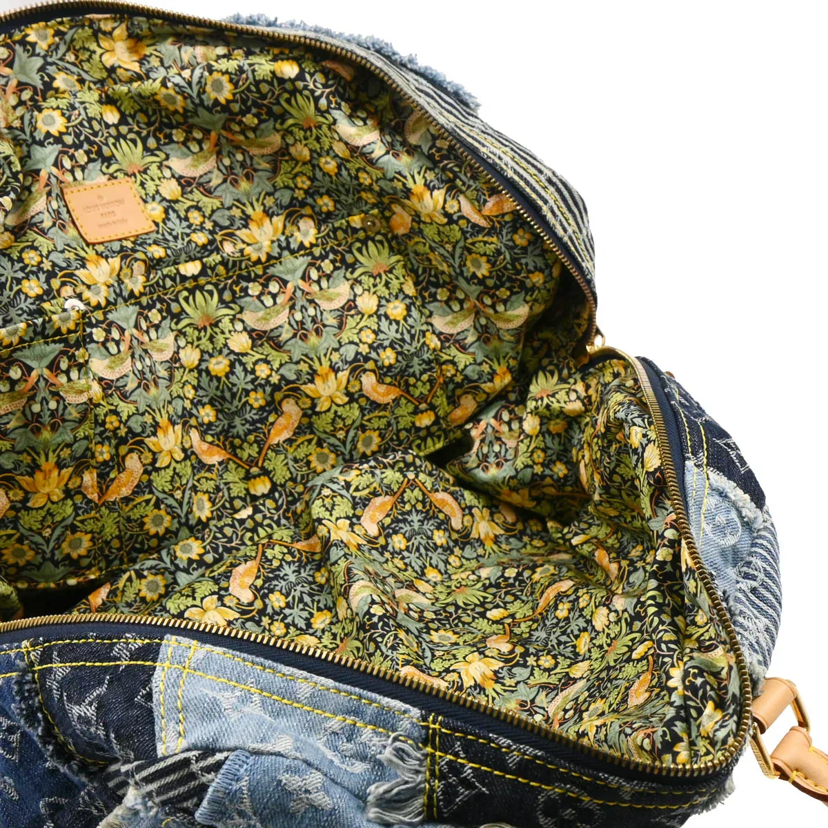 Louis Vuitton 2007 Monogram Denim Patchwork Bowly Shoulder Bag M95376 - Image 4