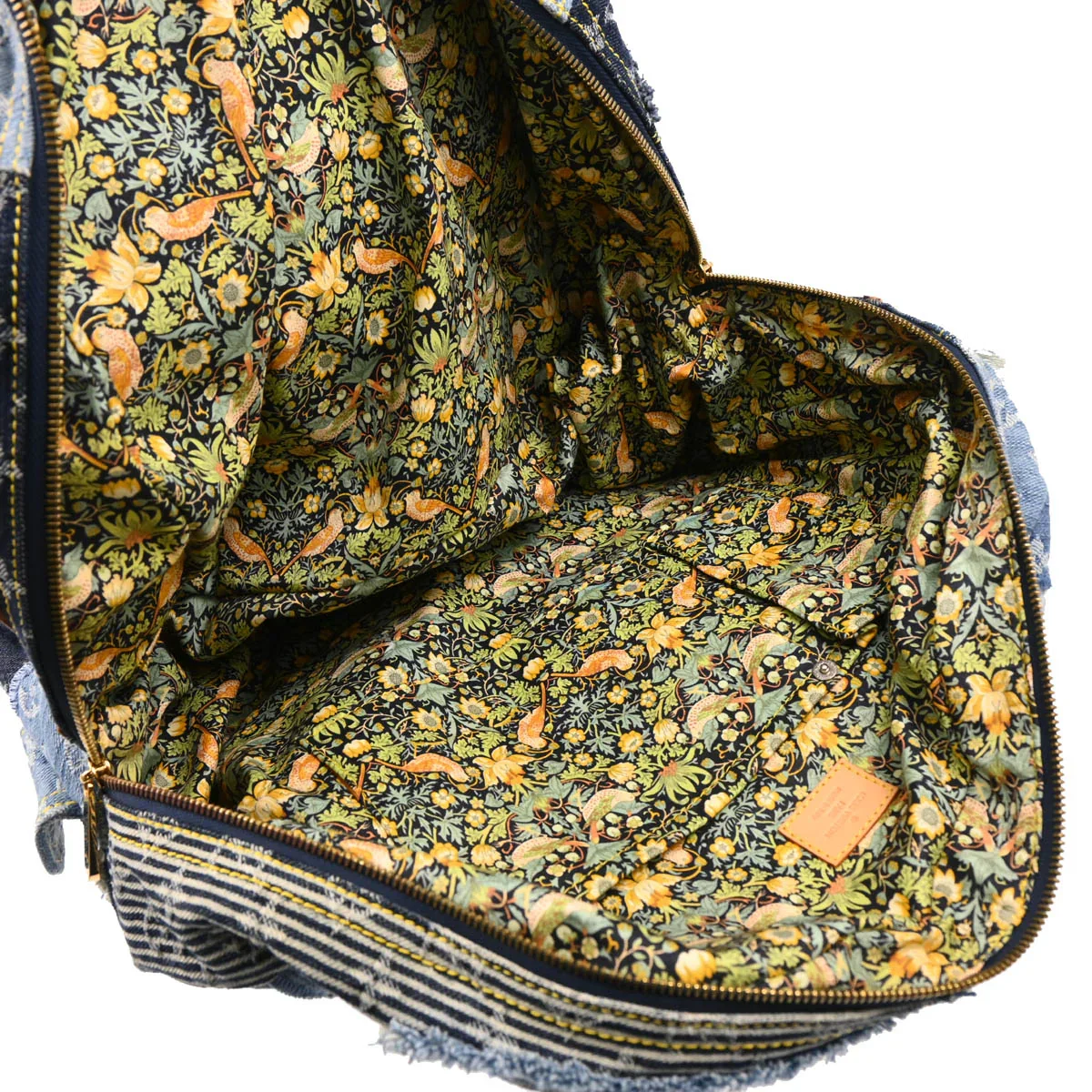 Louis Vuitton 2007 Monogram Denim Patchwork Bowly Shoulder Bag M95376 - Image 8