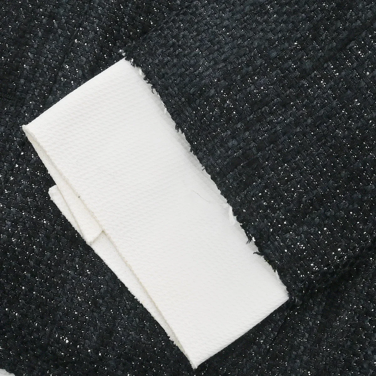 Chanel 2007 Setup Suit Jacket Skirt Black #38 - Image 12