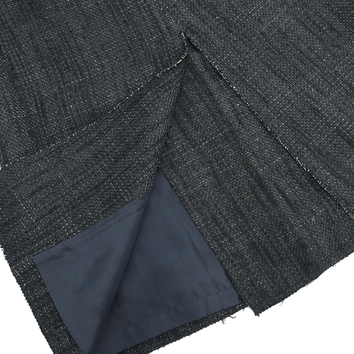 Chanel 2007 Setup Suit Jacket Skirt Black #38 - Image 8