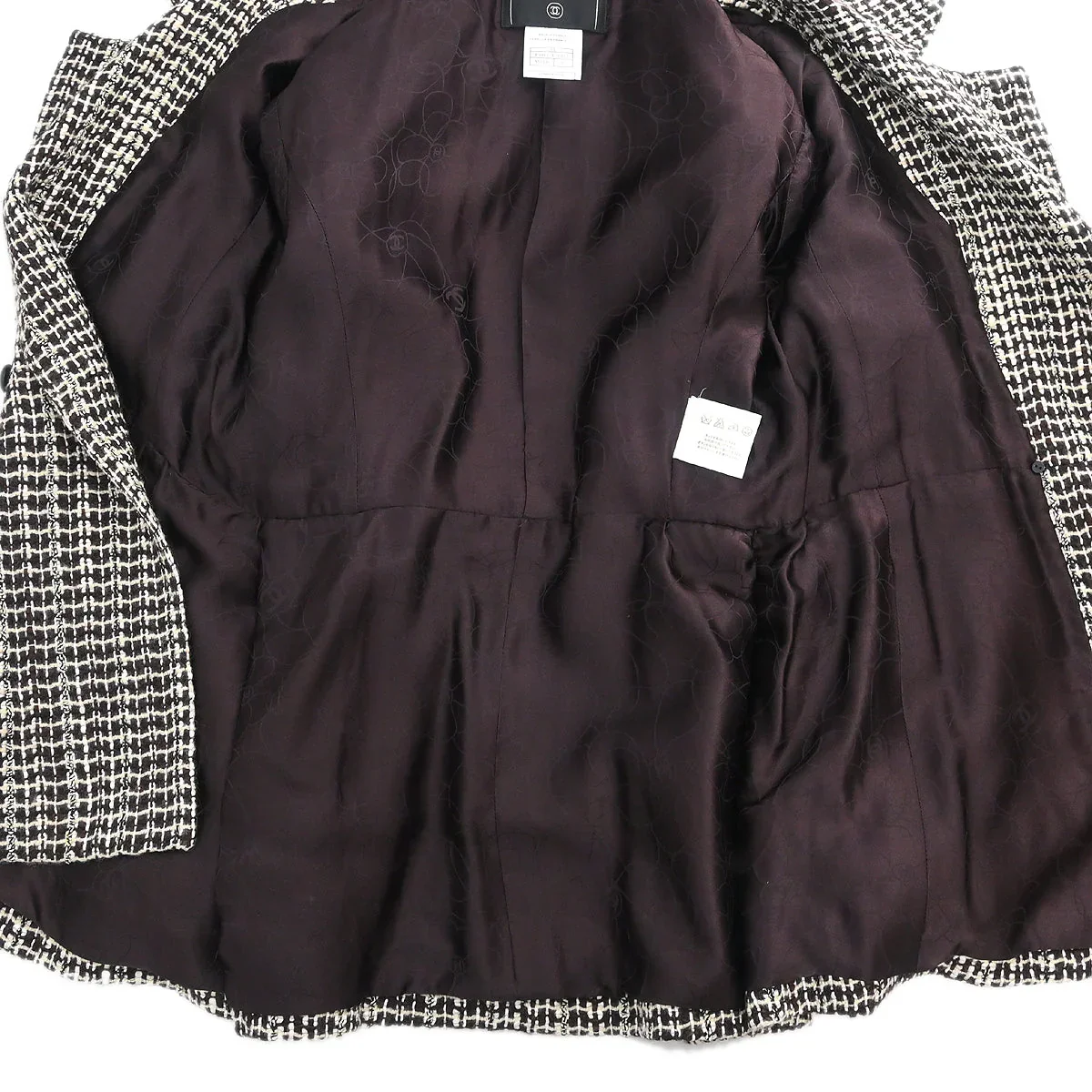 Chanel 2001 Double Breasted Jacket Brown #40 - Image 6