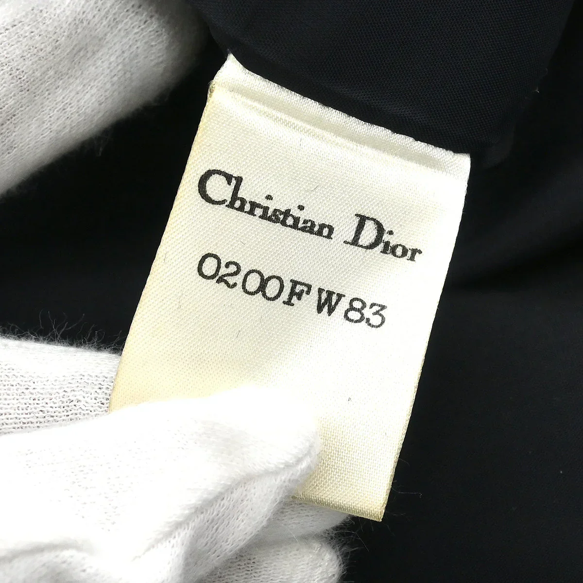Christian Dior Setup Suit Jacket Skirt Black #9 - Image 10