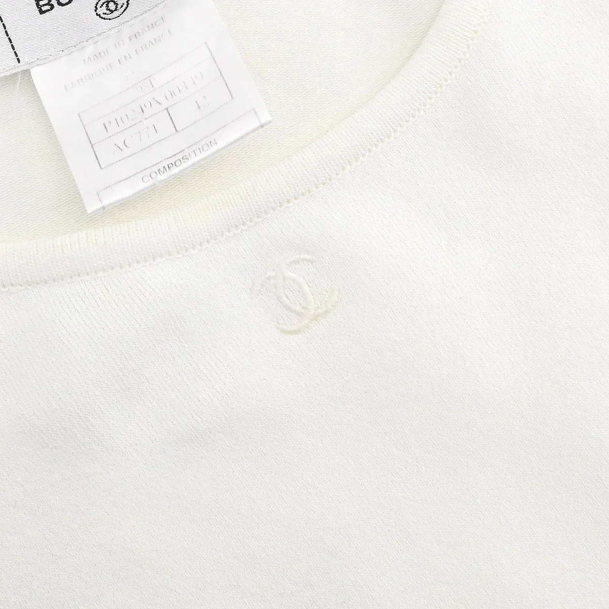 Chanel 1998 Sleeveless Top White #42 - Image 3