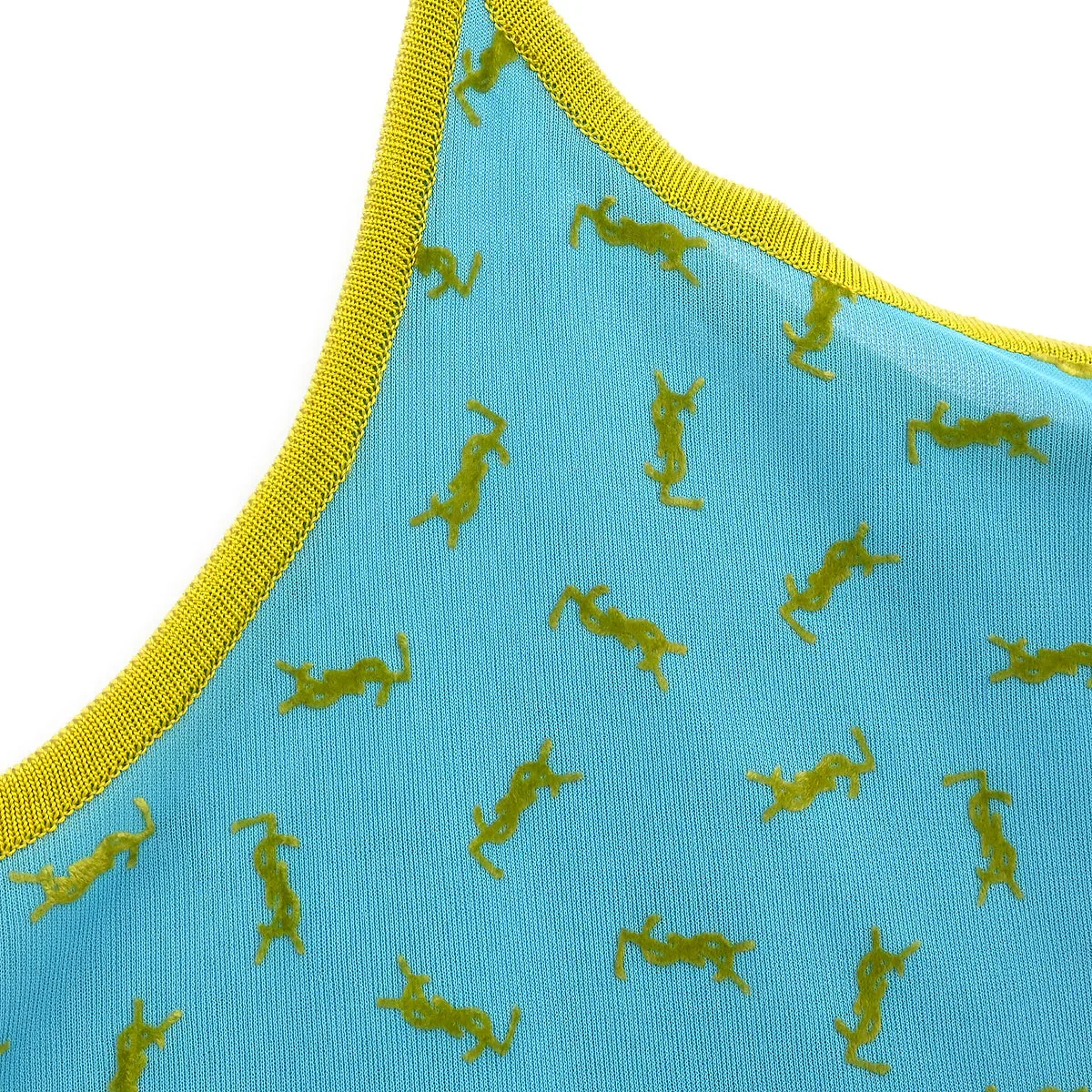 Yves Saint Laurent Camisole Dress Light Blue #M - Image 5