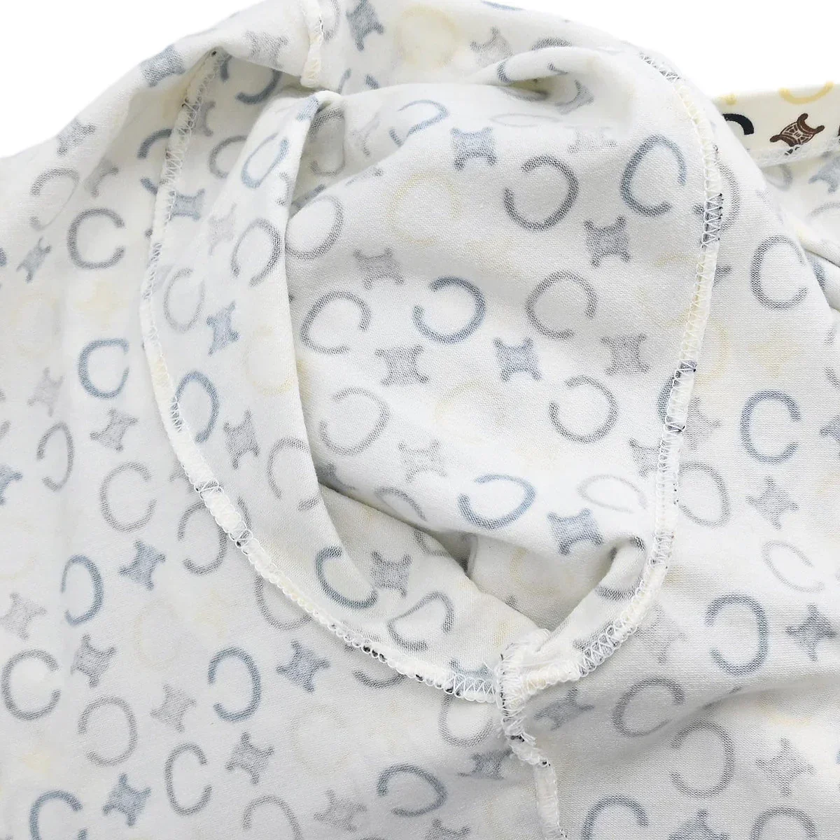 Celine Macadam T-shirt White #L - Image 7