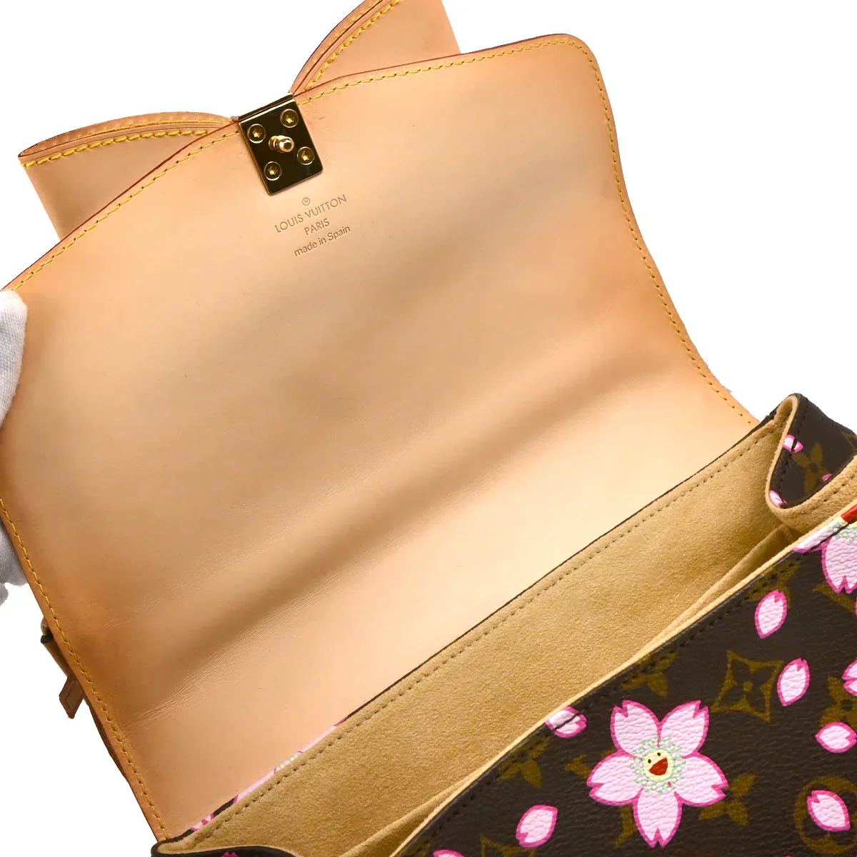 Louis Vuitton 2003 Monogram Cherry Blossom Sac Retro PM Handbag M92012 - Image 8
