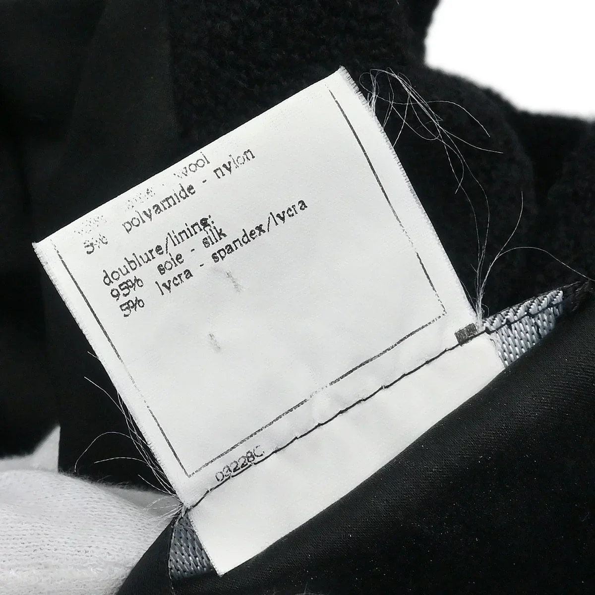 Chanel 1995 Double Breasted Jacket Black #34 - Image 10