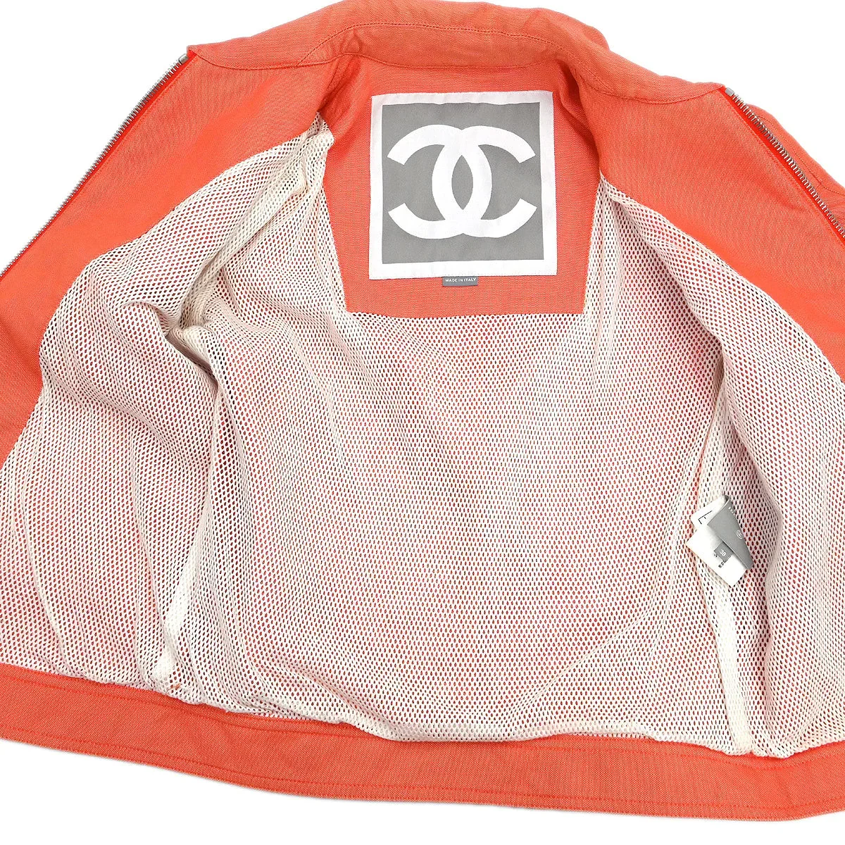 Chanel 2002 Sport Line Zip Up Jacket Orange #38 - Image 7