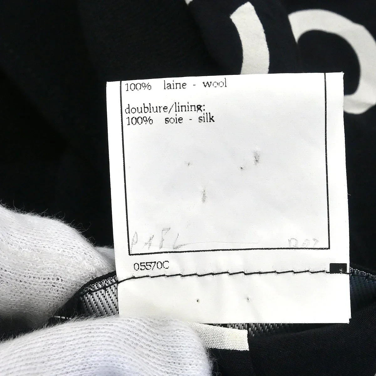Chanel 1997 Double Breasted Jacket Black #44 - Image 10