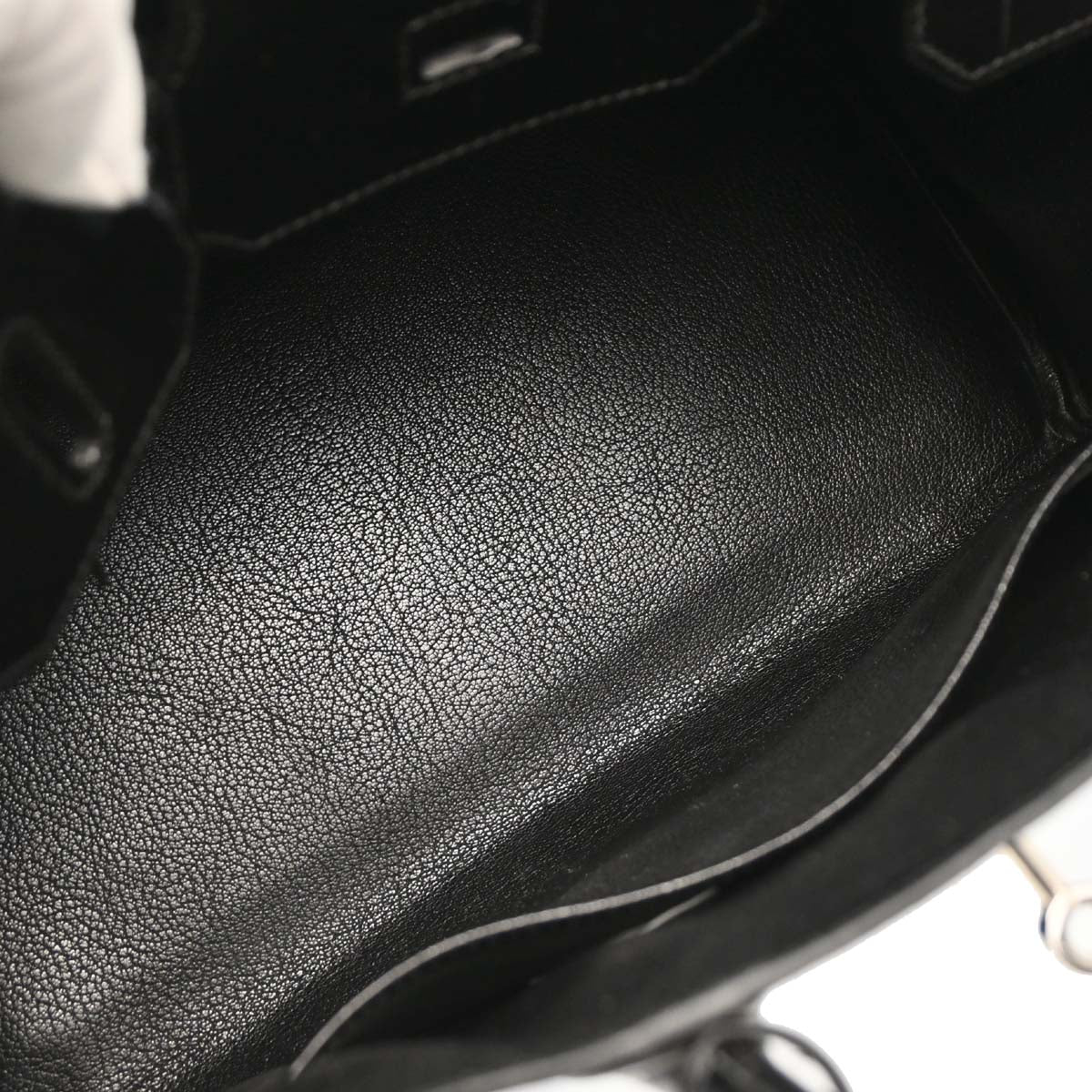 Hermes Blue Black Toile Potamus Boxcalf Birkin 30 Handbag - Image 7