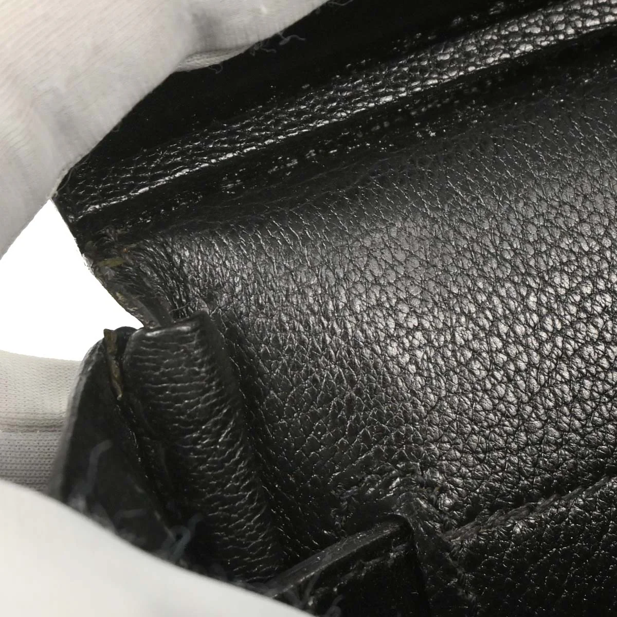 Hermes Blue Black Toile Potamus Boxcalf Birkin 30 Handbag - Image 9