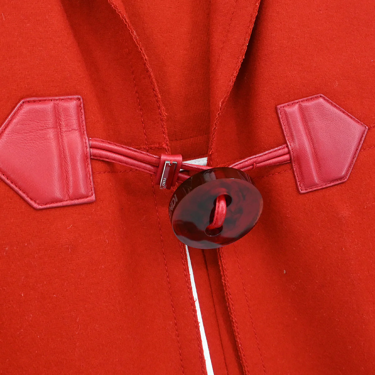 Fendi Sleeveless Jacket Red #42 - Image 4