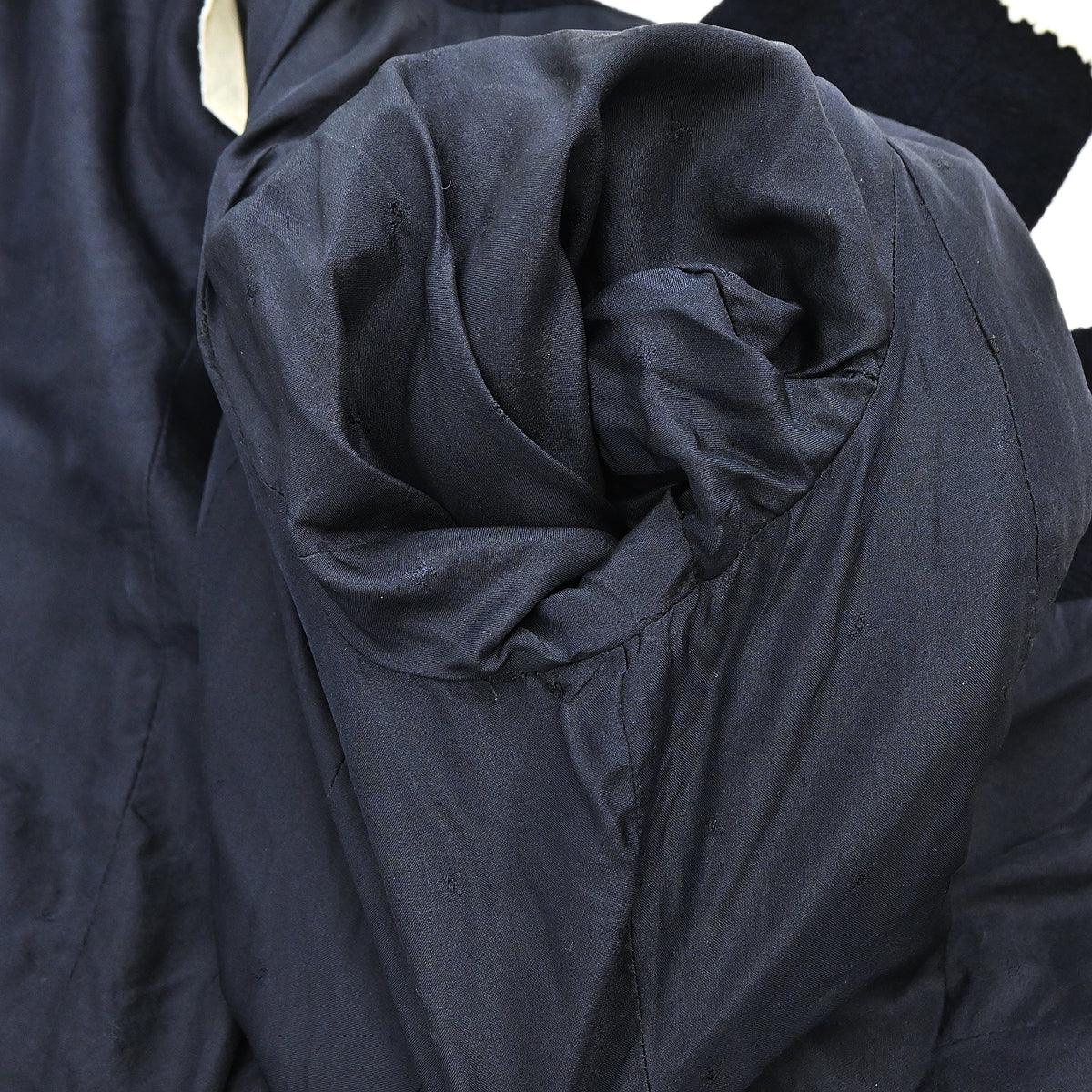 Chanel Collarless Jacket Navy #44 - Image 6