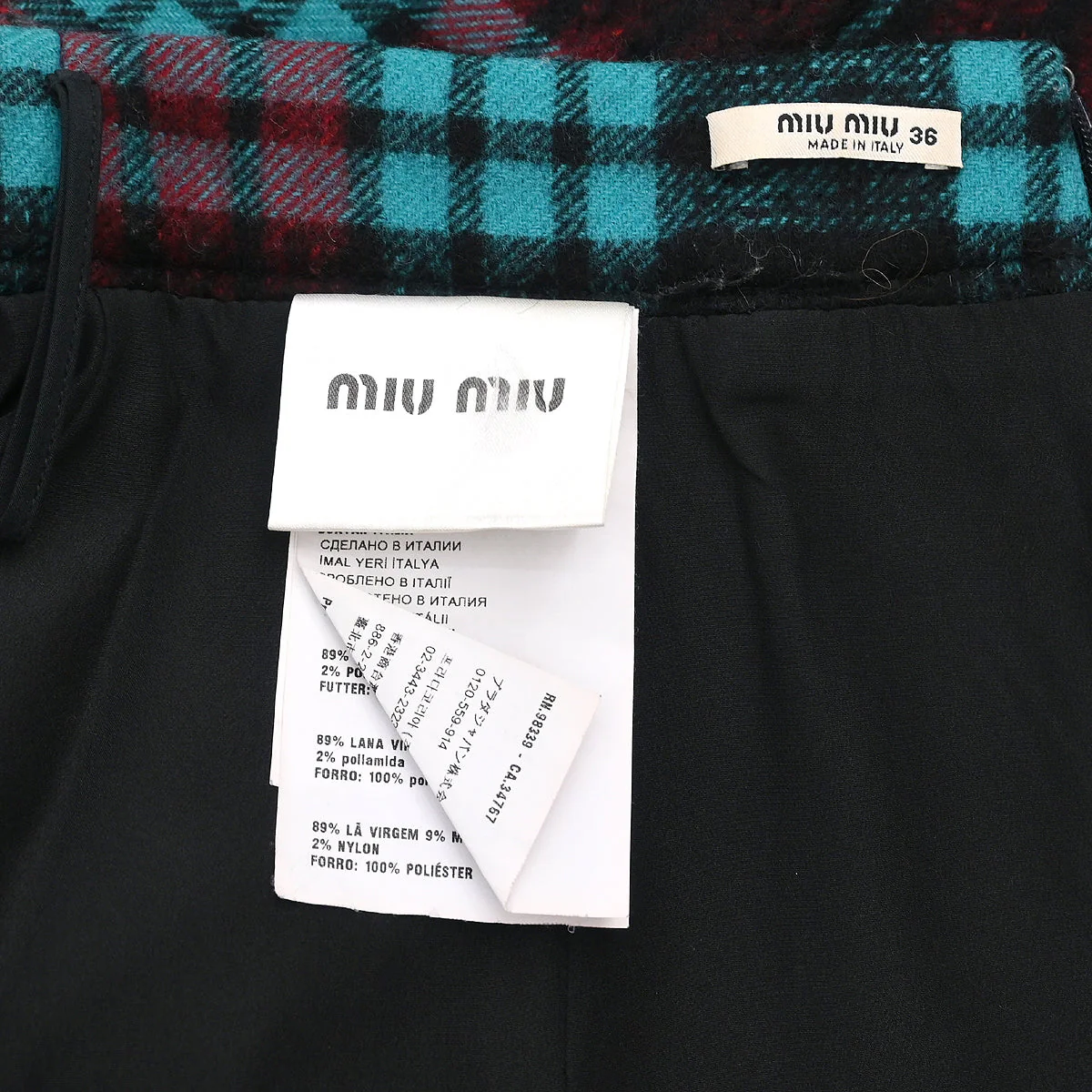 Miu Miu 2016 Skirt Black #36 - Image 7