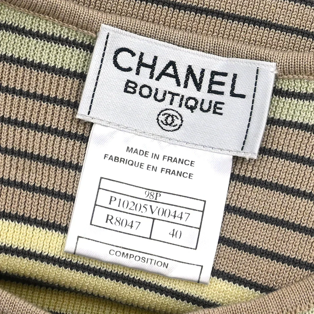 Chanel 1998 Sleeveless Tank Top Brown #40 - Image 8