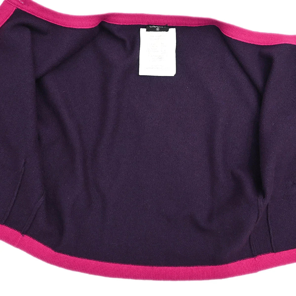 Chanel 1994 Setup Suit Cardigan Top Skirt Purple #42 - Image 8
