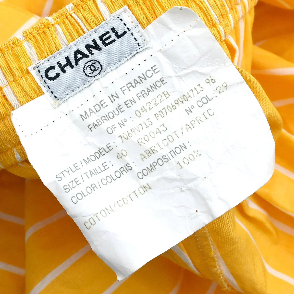 Chanel Short Pants Yellow #40 - Image 8