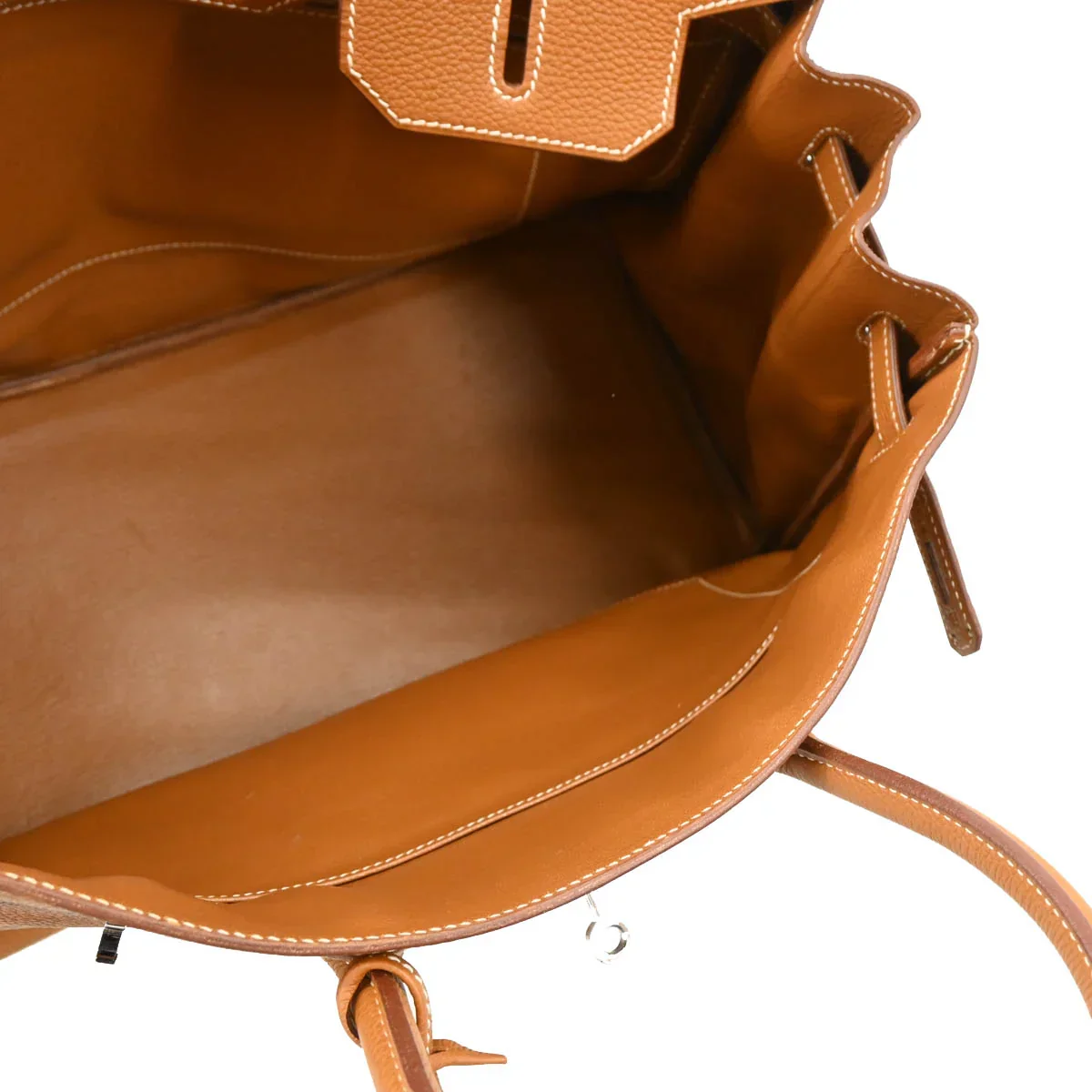 Hermes 2003 Gold Togo Birkin 35 Handbag - Image 4