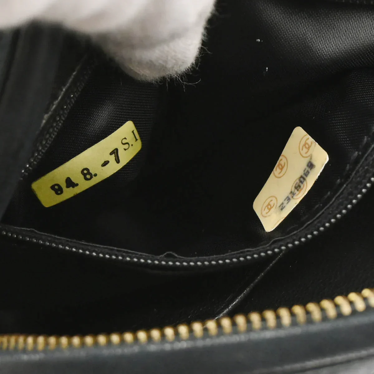 Chanel 1991-1994 Black Satin Camera Bag Mini - Image 11