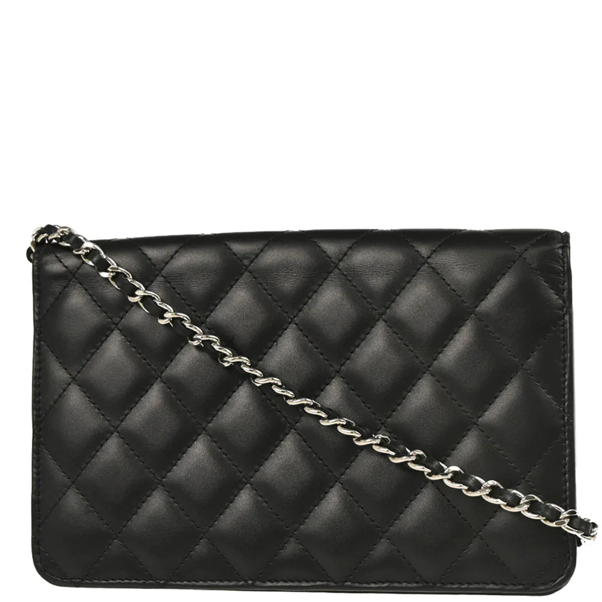 Chanel 2010-2011 Black Calfskin Cambon Ligne WOC - Image 2