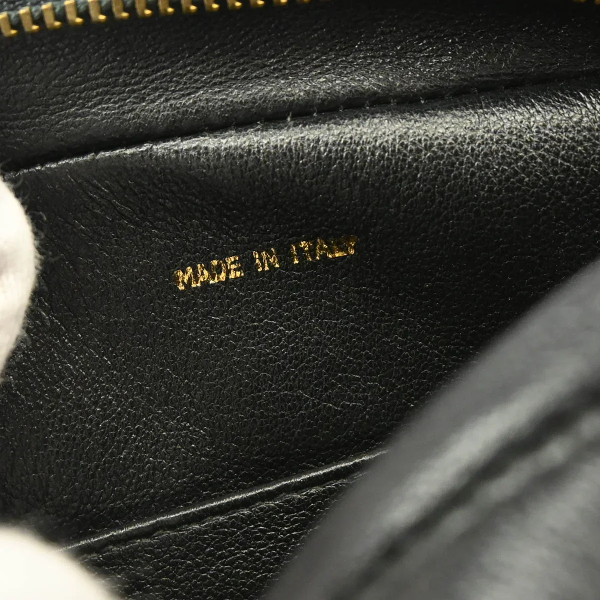 Chanel 1991-1994 Black Lambskin Camera Bag Mini - Image 10