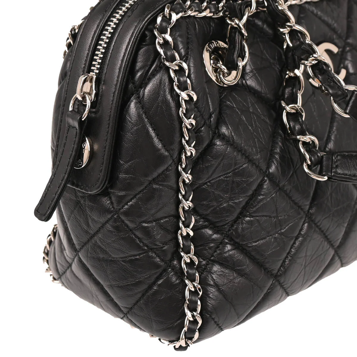 Chanel 2019 Black Calfskin Luxury Line Handbag - Image 3