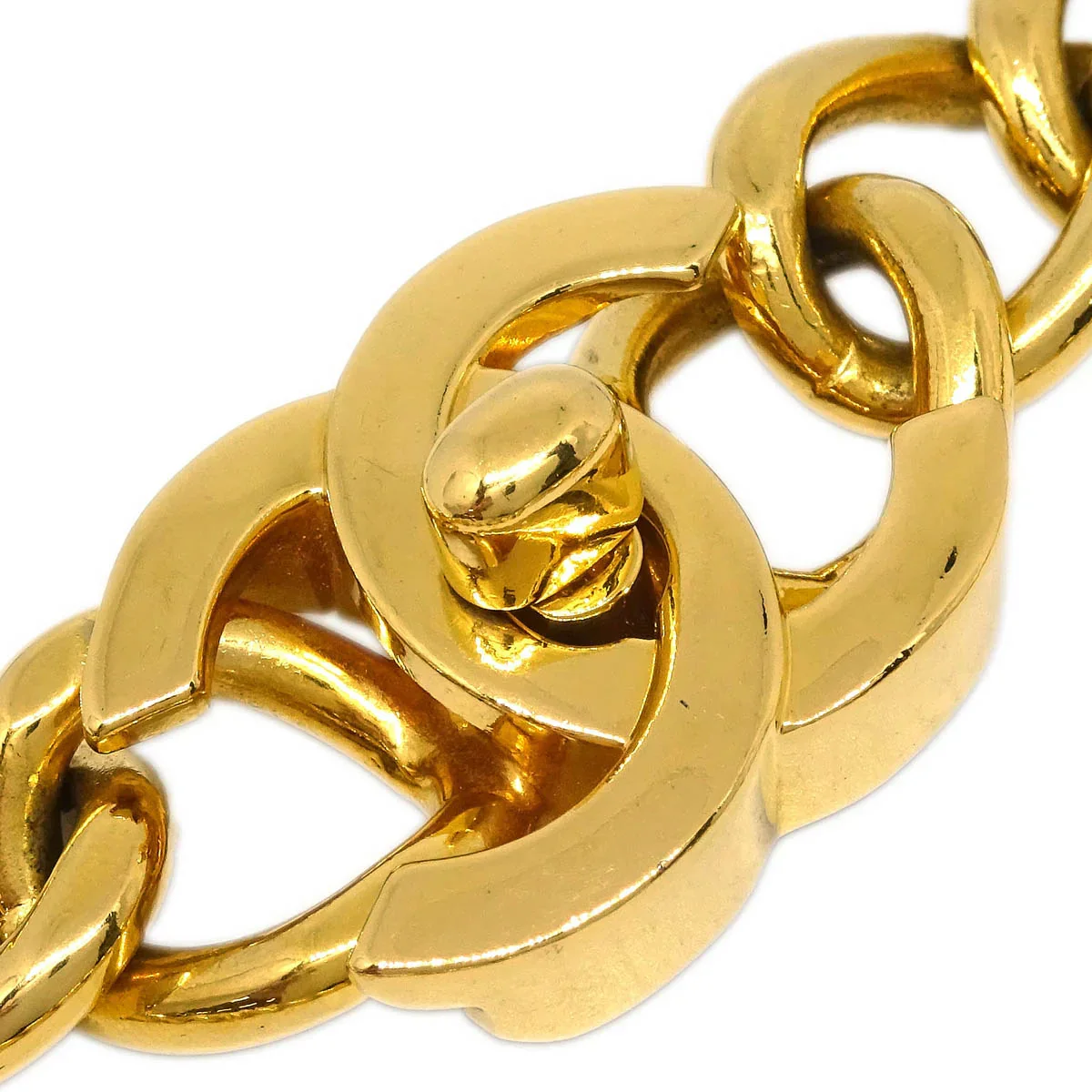 Chanel Gold Chain Pendant Necklace 96P - Image 2