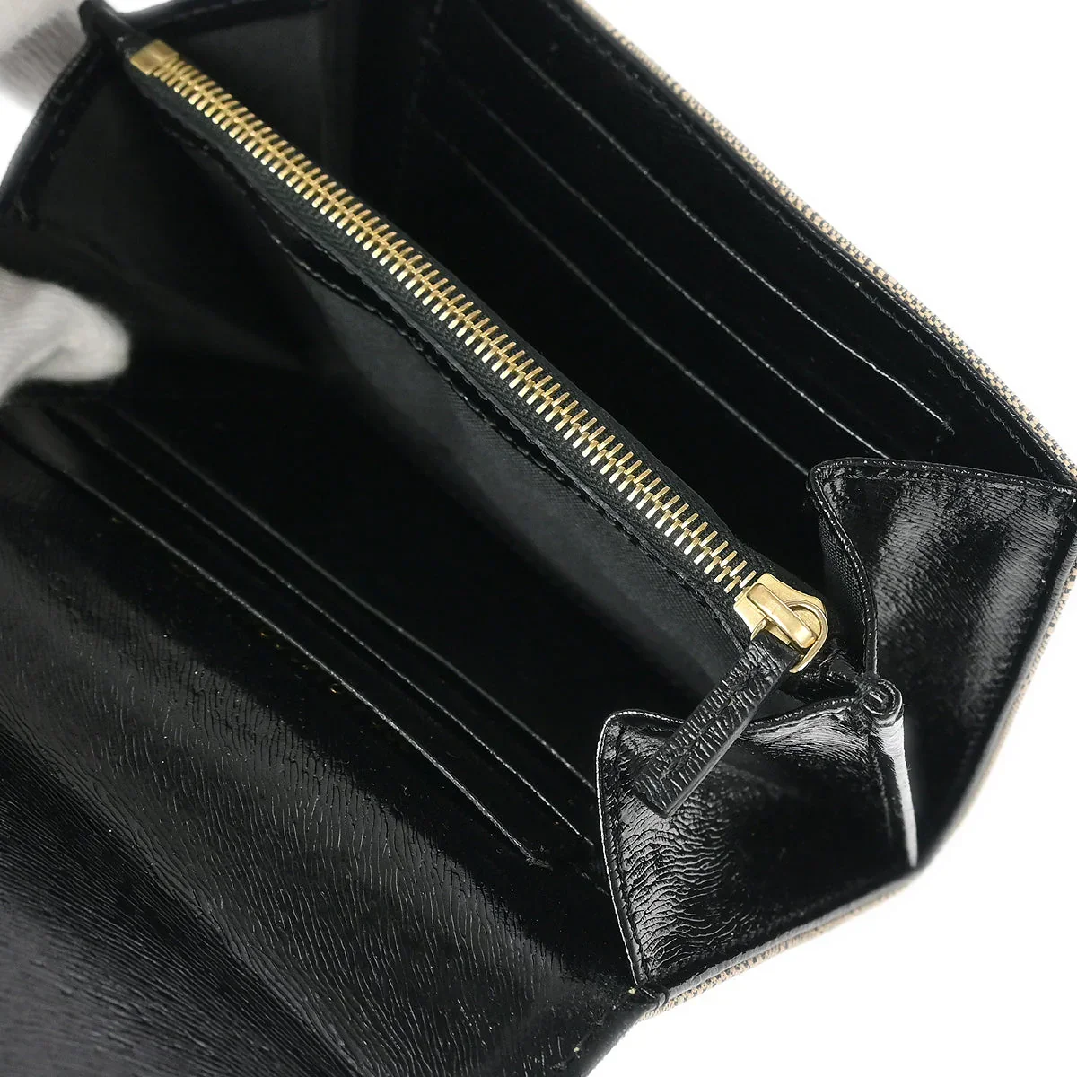 Fendi 2004 Beige Zucca Wallet Purse - Image 5