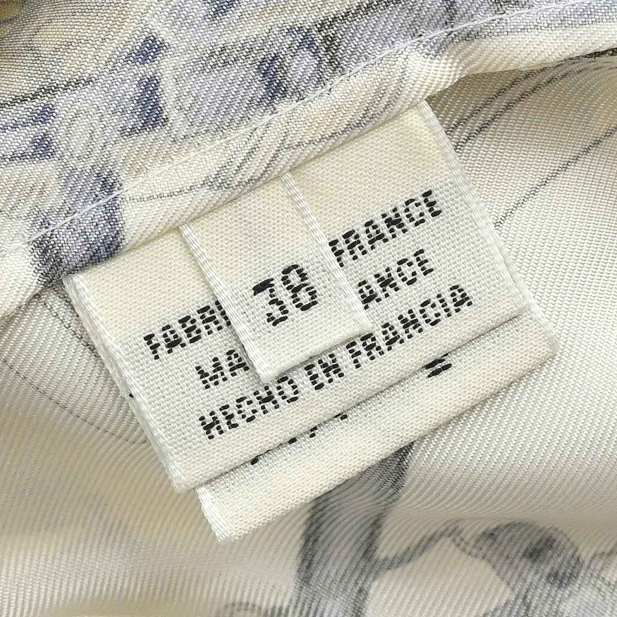 Hermes Short Sleeve Shirt Blouse White #38 - Image 9