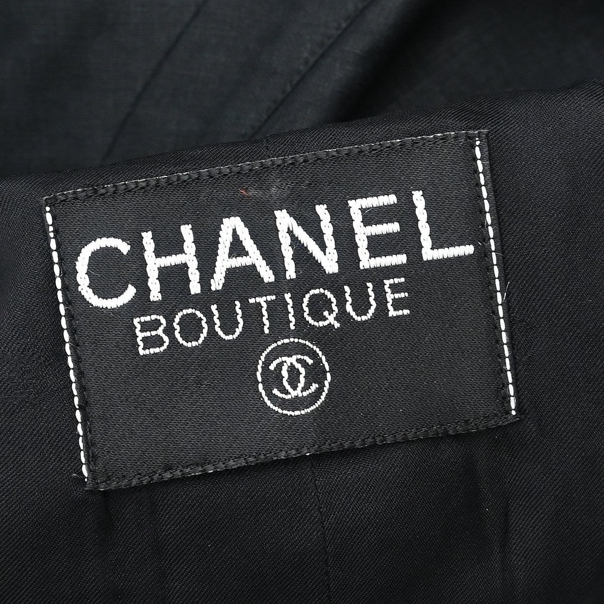 Chanel Sleeveless Vest Jacket Black - Image 9