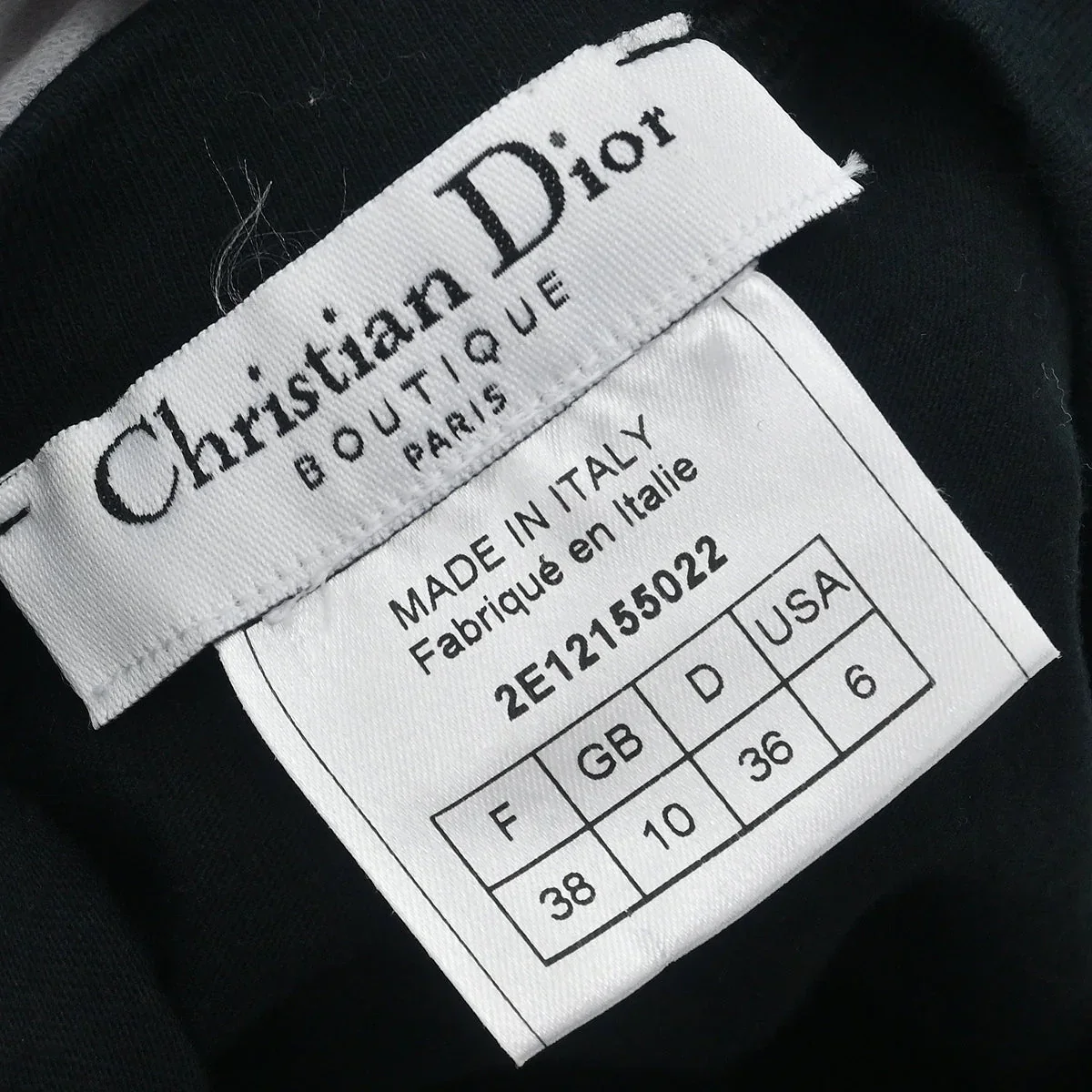 Christian Dior 2002 Short Sleeve T-shirt Black #38 - Image 9